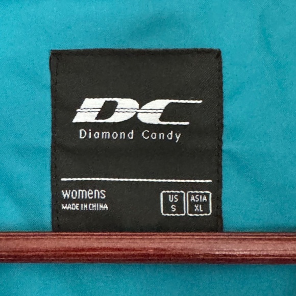 Diamond Candy Women’s Waterproof Lightweight Rain Jacket Small Blue - Picture 3 of 12